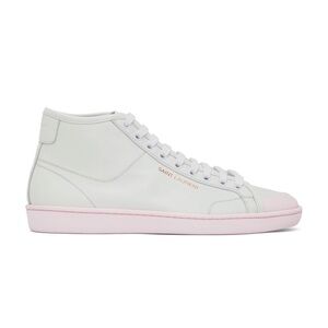 Saint Laurent White & Pink Court Classic SL/39 Sneakers Women’s EU 36/US 6